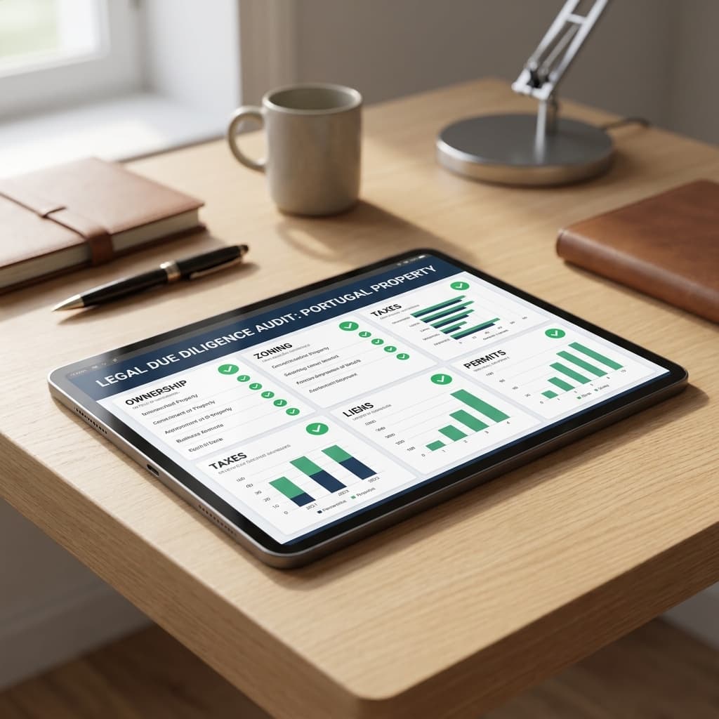 RealOS Legal Due Diligence Audit Tablet Preview